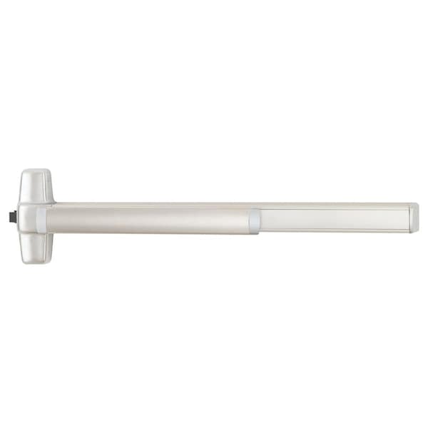 Grade 1 Rim Exit Device, 36-in, Fire Rated, Night Latch, Less Dogging, 07 Lever, 1-1/4-in Mortise &